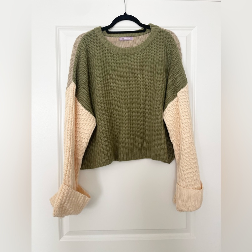 Color block Boutique Sweater